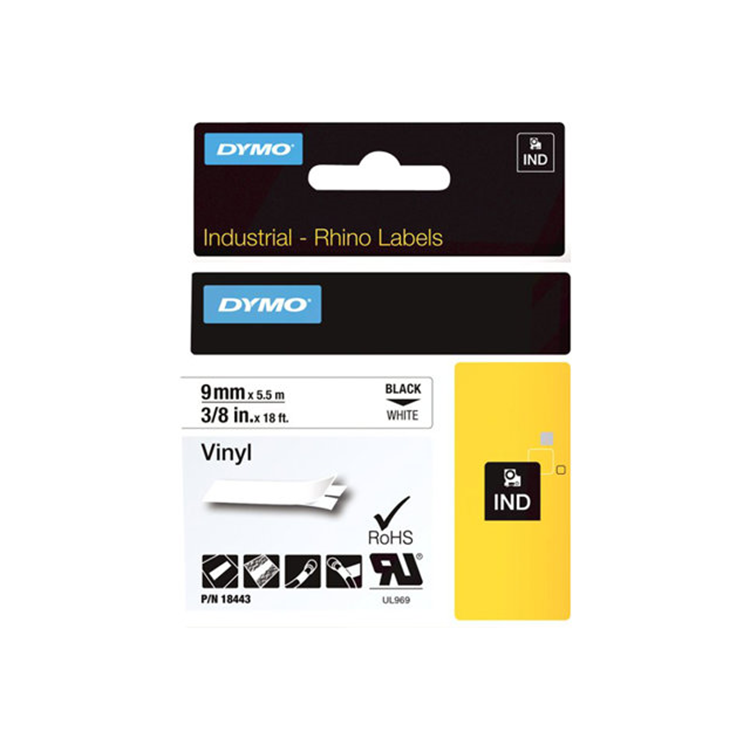 RHINO TAPE VINYL 9MM WIT