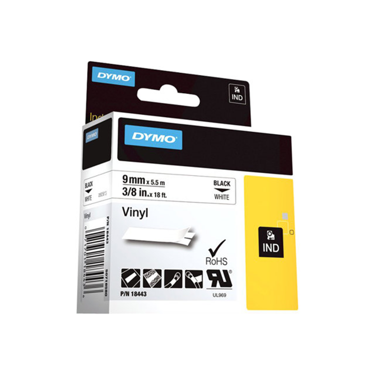 RHINO TAPE VINYL 9MM WIT