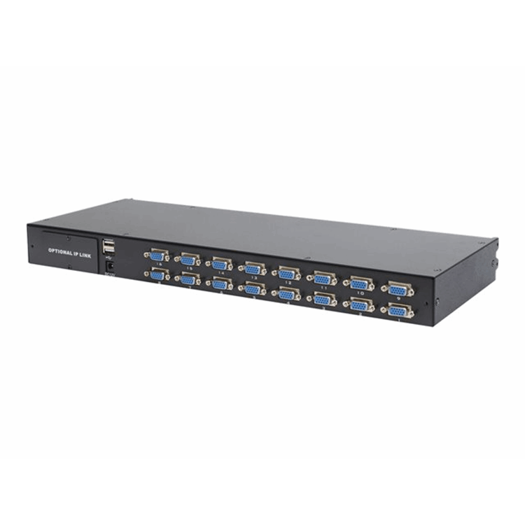 19IN VGA TFT console. 16-port