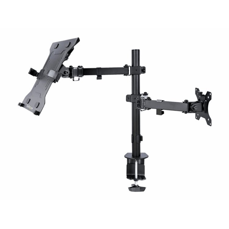 Monitor Arm with Laptop Tray Adjustable Monitor Arm with Laptop Tray Adjustable