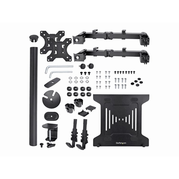 Monitor Arm with Laptop Tray Adjustable Monitor Arm with Laptop Tray Adjustable