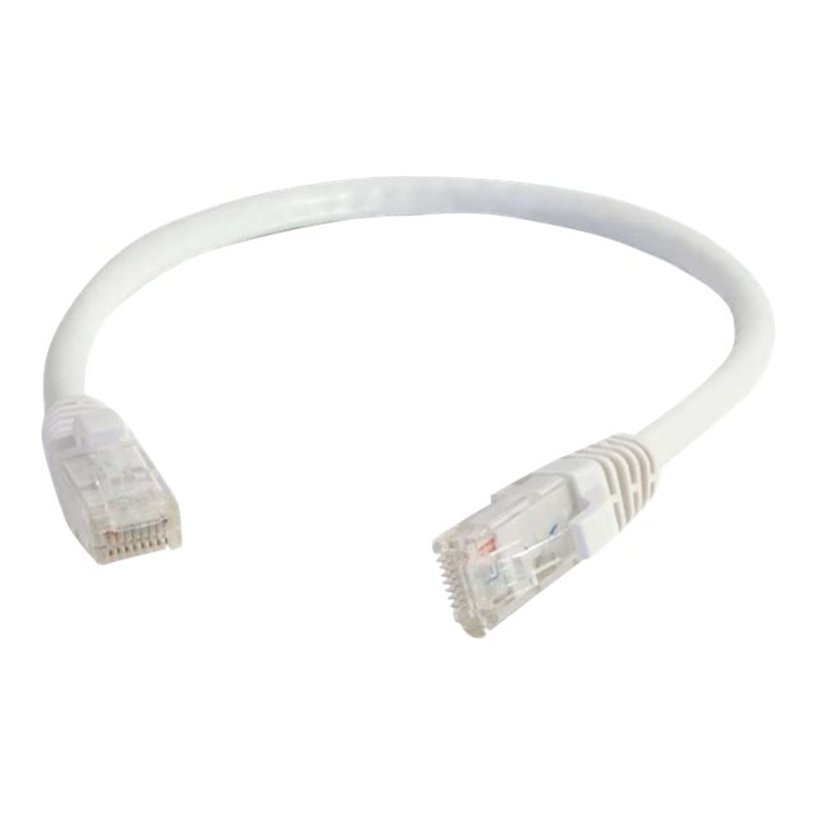 Cbl/2M White CAT6 PVC Snagless UTP Patch
