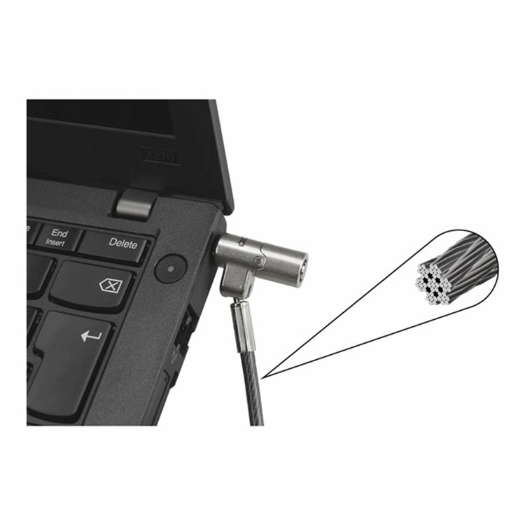 Security Cable Nano Lock Ultra Slim masterkey 2 5x6 mm slot Security Cable Nano Lock Ultra Slim masterkey 2 5x6 mm slot