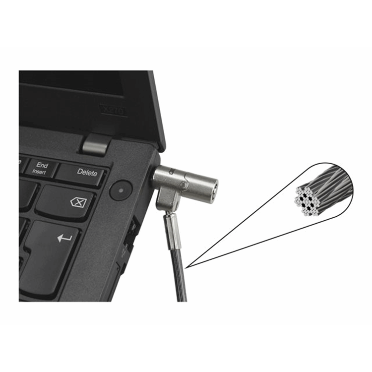 Security Cable Nano Lock Ultra Slim masterkey 2 5x6 mm slot Security Cable Nano Lock Ultra Slim masterkey 2 5x6 mm slot