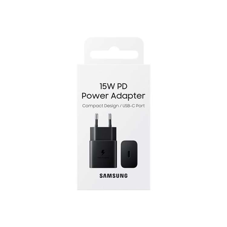 Samsung 15W Power Adapter no cable Black Samsung 15W Power Adapter no cable Black