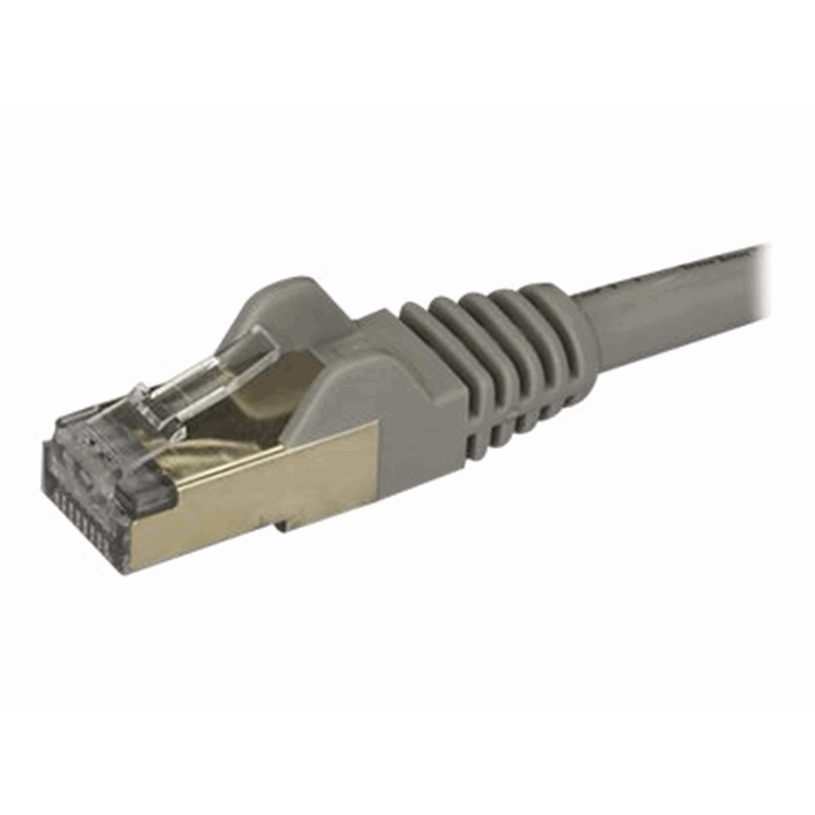 1m Gray Cat6a Ethernet Cable - STP