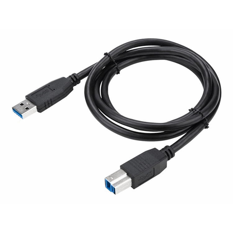 1m USB 3.0 A to B Cable Black