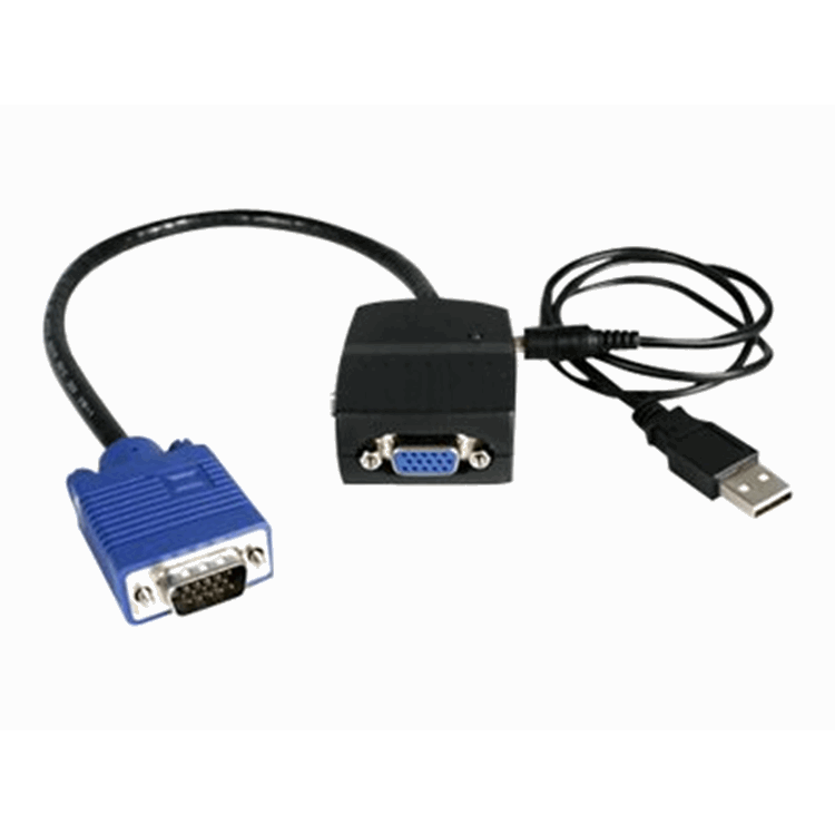 2 PORT VGA VIDEO SPLITTER USB POWE