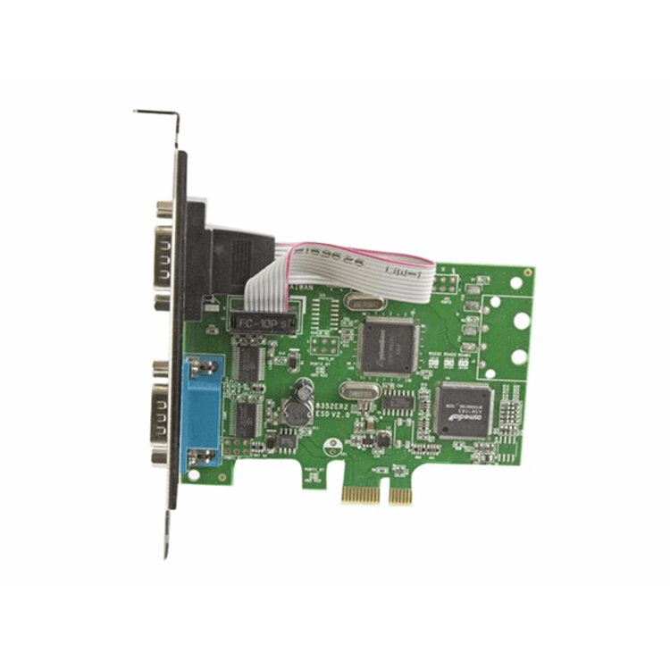 2-Port PCIe Serial Card w/ 16C1050 UART 2-Port PCIe Serial Card w/ 16C1050 UART
