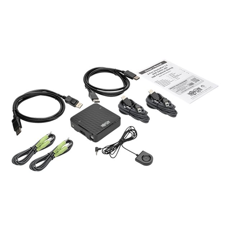 2-Port DisplayPort KVM Switch 4K 60 Hz w
