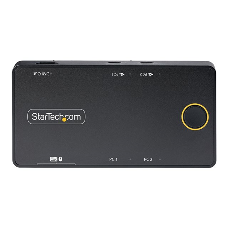 2-Port USB-C KVM Switch PD Pass-through