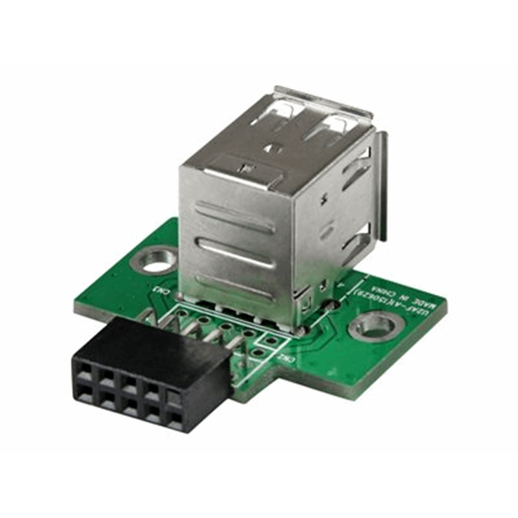 2 Port USB Motherboard Header Adapter