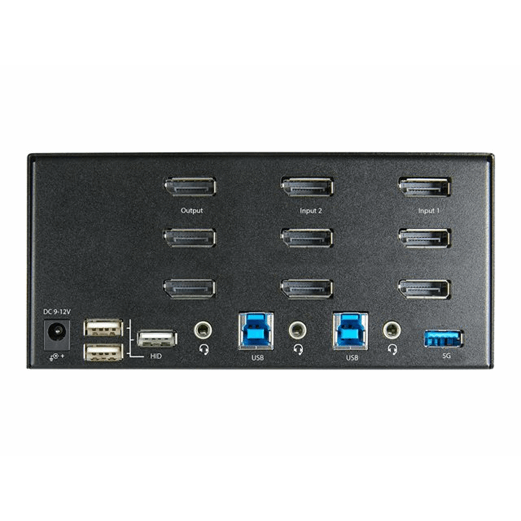 2 Pt DP KVM Switch 4K 60Hz Ultra HD