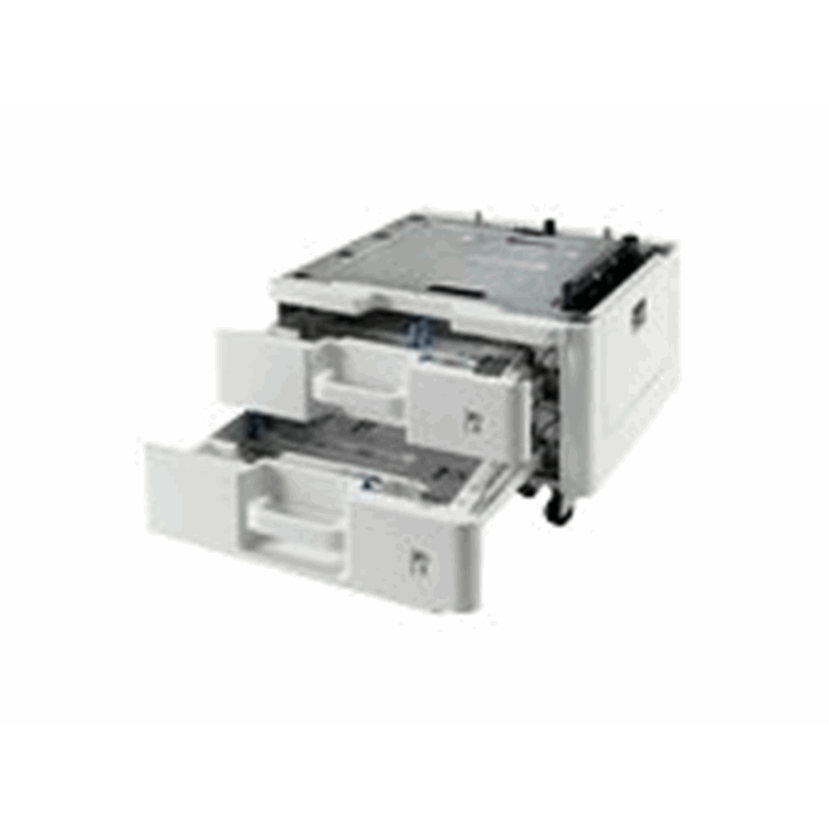 2 x 500 vel papiercassette op wieltjes