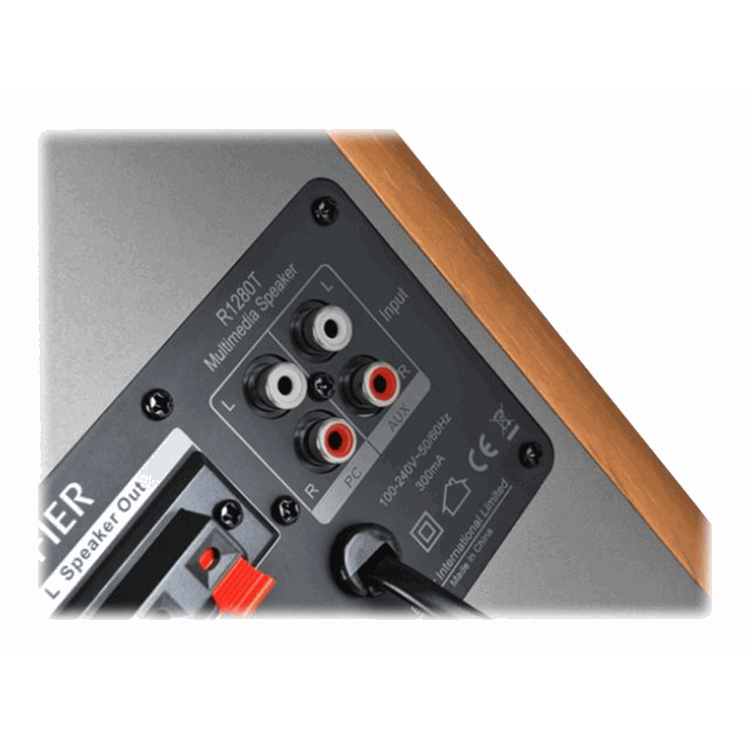 2.0 RMS 42W Multimedia luidspreker 2x Stereo RCA in RMS 2x 21W Laag/Midden 4i 6Hoog 0.5i 4 Magn. Afg
