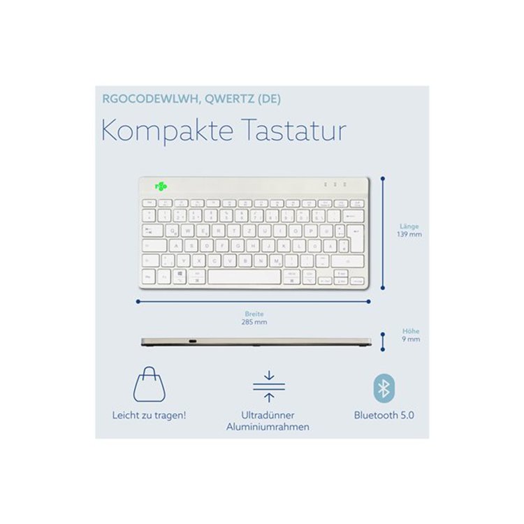 R-Go Compact Break keyboard QWERTZ (DE) R-Go Compact Break keyboard QWERTZ (DE)