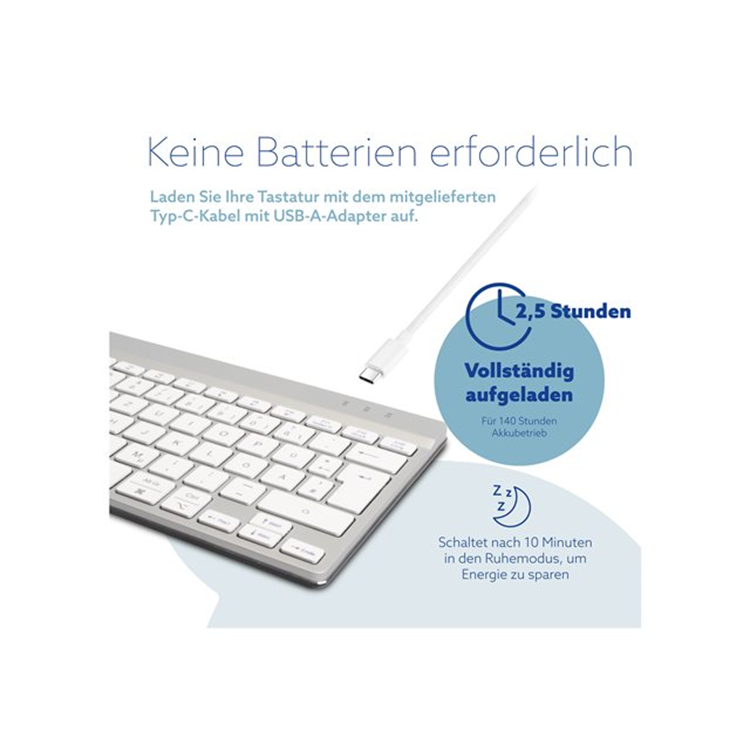 R-Go Compact Break keyboard QWERTZ (DE)