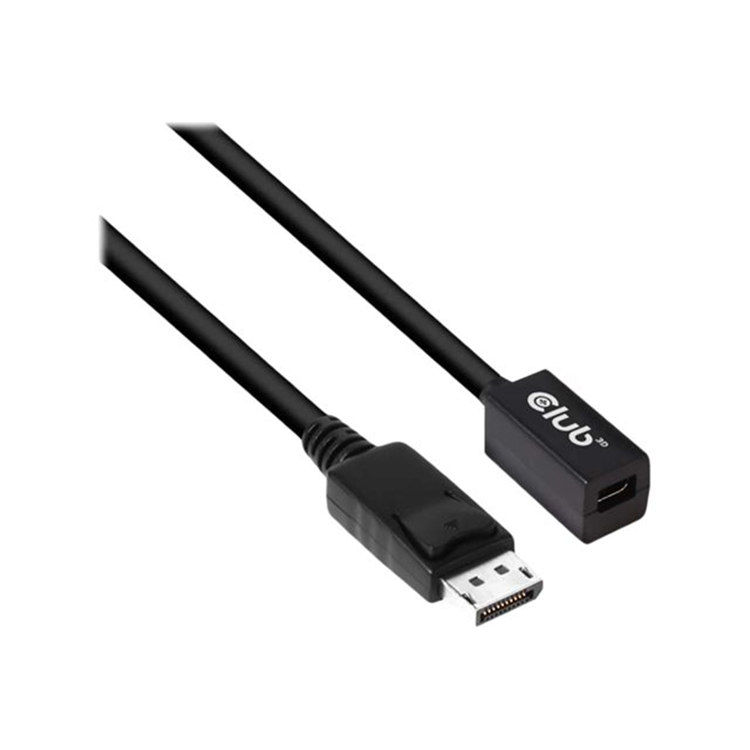 MINIDISPLAY PORT 1.4 TO DISPLAYPORT EXTENSION CABLE 8K60HZ EXTENSION CABLE F/M 1m/3.28ft