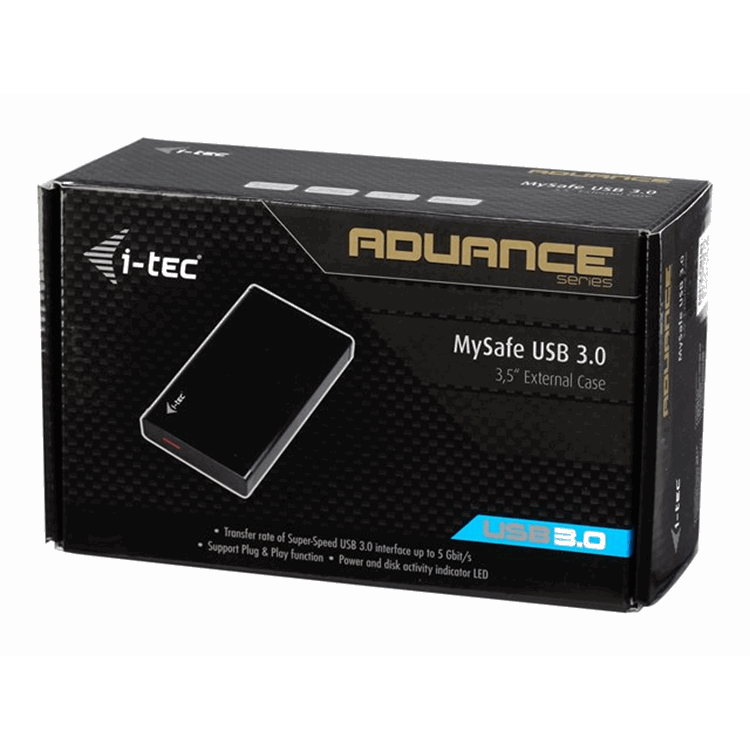 I-TEC USB 3.0 Case HDD SSD ALU I-TEC USB 3.0 Case HDD SSD ALU