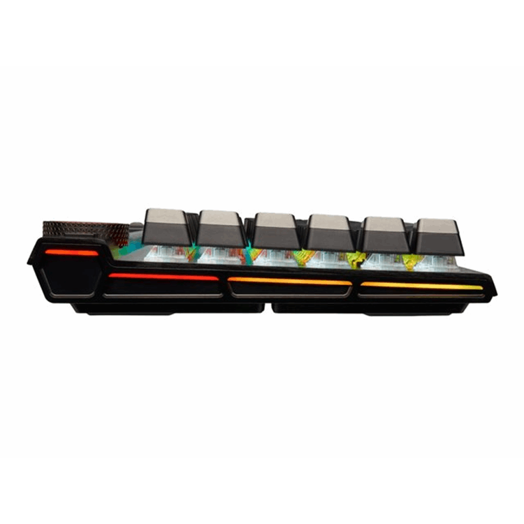 K100 RGB Optical-Mechanical Gaming Keyboard  Backlit RGB LED  CORSAIR OPX RAPIDFIRE  Black PBT Keyca