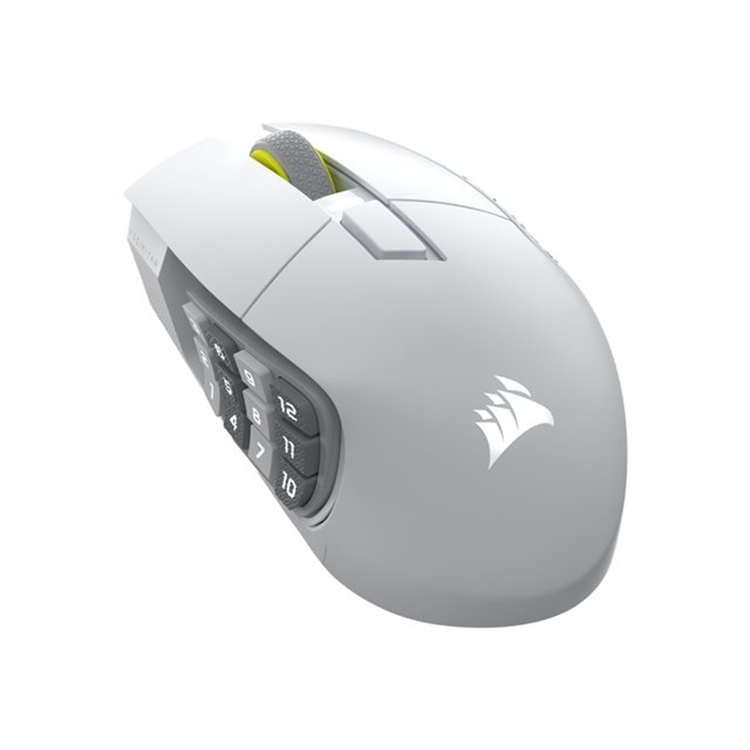 CORSAIR SCIMITAR ELITE WIRELESS SE Gaming Mouse Wireless White 33000 DPI Optical