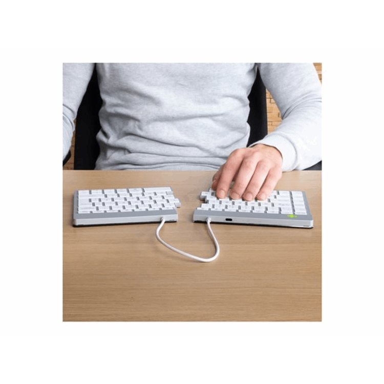 ErgonomicKB Split QWERTY(ND) Bluet white ErgonomicKB Split QWERTY(ND) Bluet white