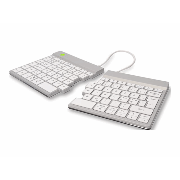 ErgonomicKB Split QWERTY(ND) Bluet white ErgonomicKB Split QWERTY(ND) Bluet white