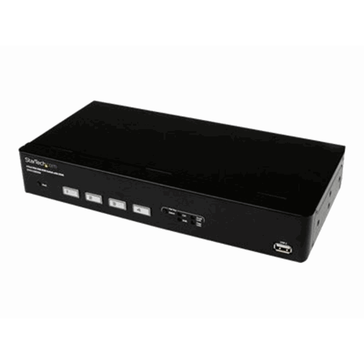 4 Port USB VGA KVM Switch with DDM Fast