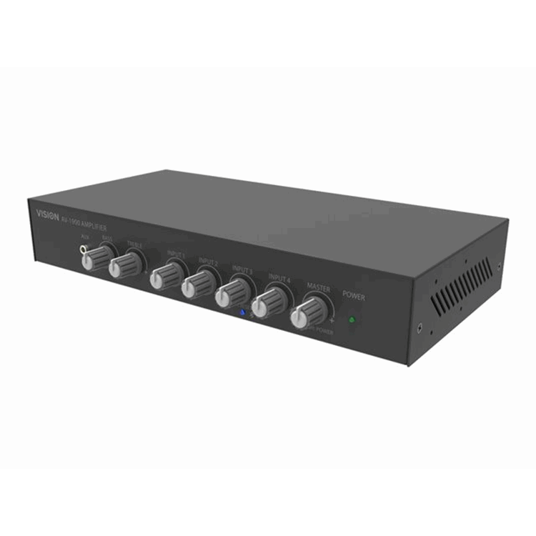 VISION 2x50w Mixer Amplifier - 4 inputs VISION 2x50w Mixer Amplifier - 4 inputs