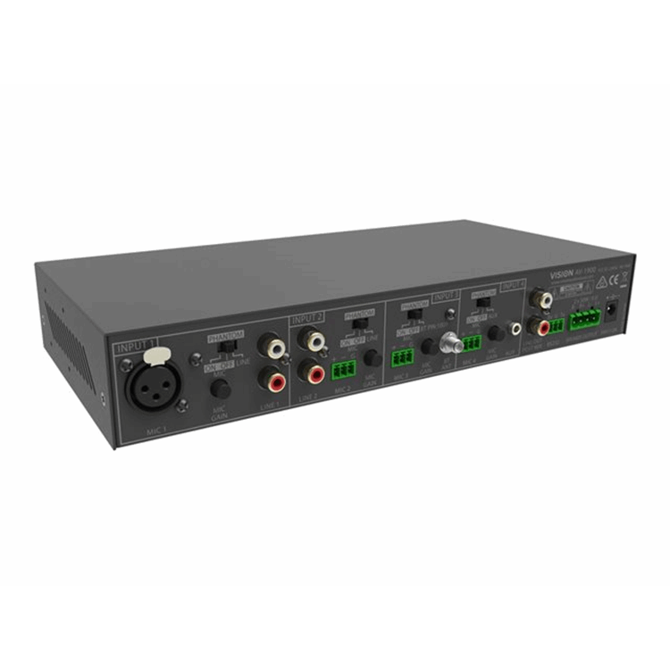 VISION 2x50w Mixer Amplifier - 4 inputs