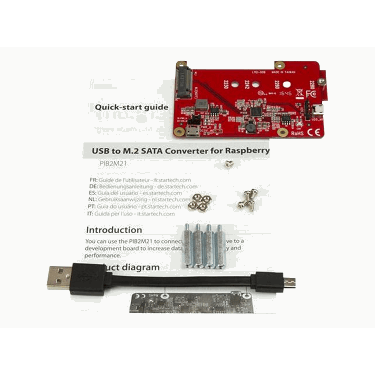 USB M.2 SATA Converter for Raspberry Pi