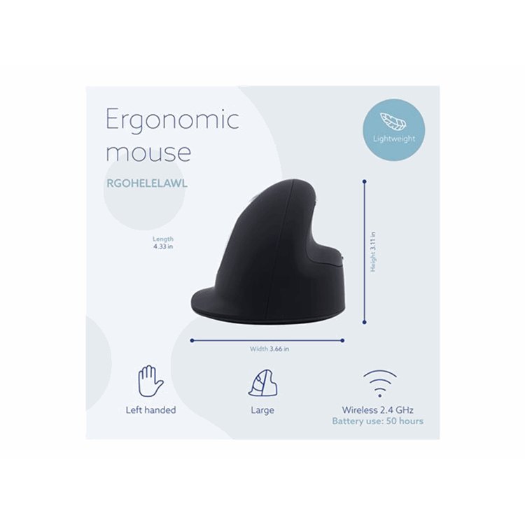 R-Go HE Mouse Ergonomic mouse Large (Han R-Go HE Mouse Ergonomic mouse Large (Han