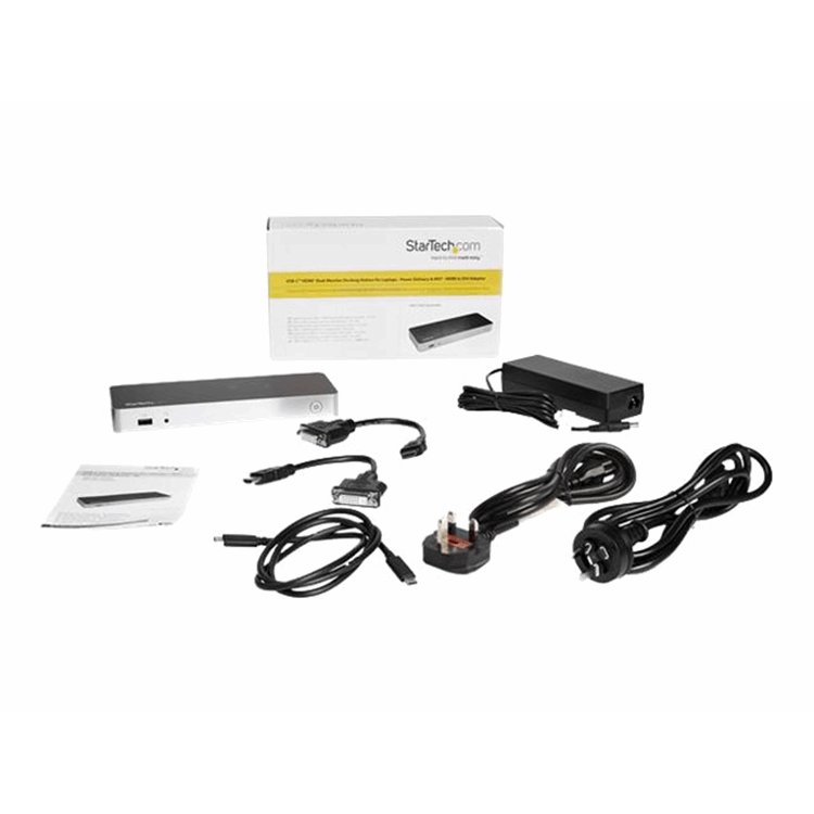 Windows Dual Monitor USB C Dock - 60W PD Windows Dual Monitor USB C Dock - 60W PD