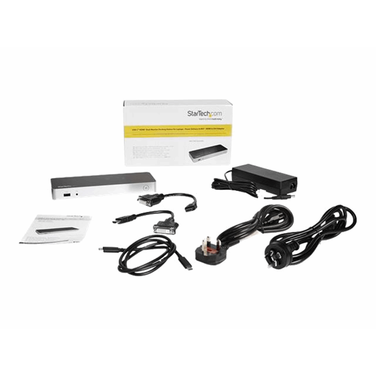 Windows Dual Monitor USB C Dock - 60W PD Windows Dual Monitor USB C Dock - 60W PD