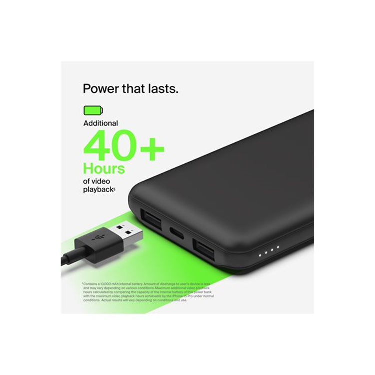 BELKIN 10K mAh Power Bank USB-C Black