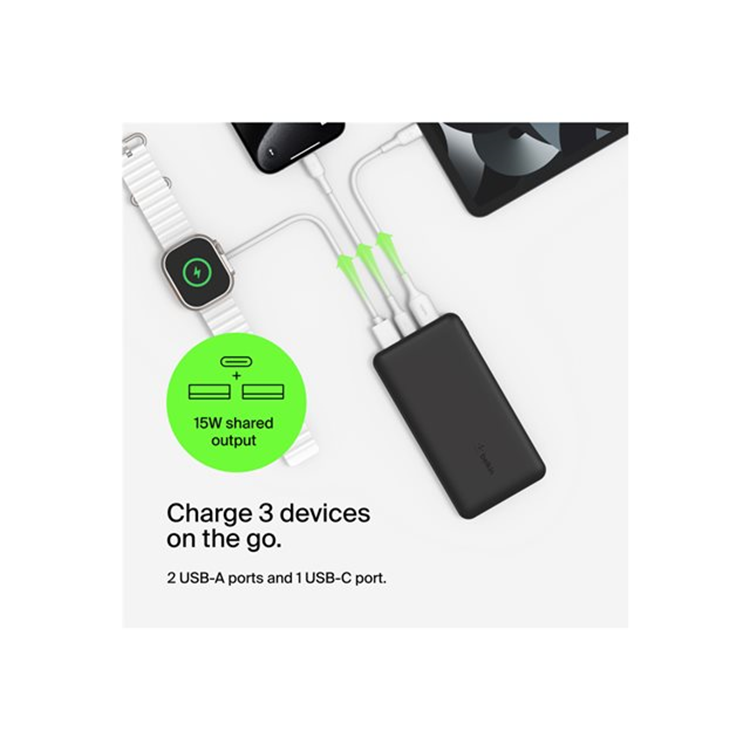 BELKIN 10K mAh Power Bank USB-C Black