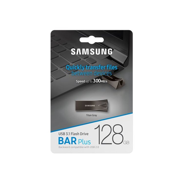 128GB BAR PLUS USB DRIVE - TITAN GRAY 128GB BAR PLUS USB DRIVE - TITAN GRAY