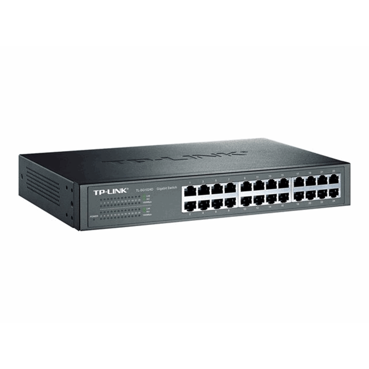 24-Port Gigab. ECO-Switch 19IN
