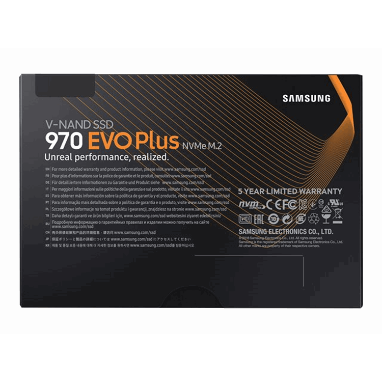 250GB SSD 970 EVO PLUS Series M.2 NVMe