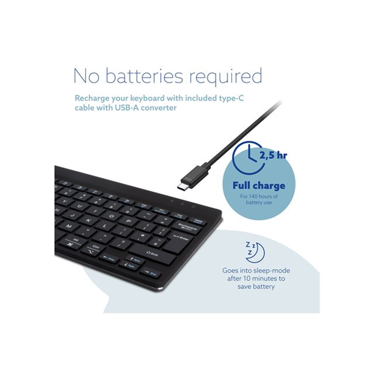 R-Go Compact Break keyboard QWERTY (UK)