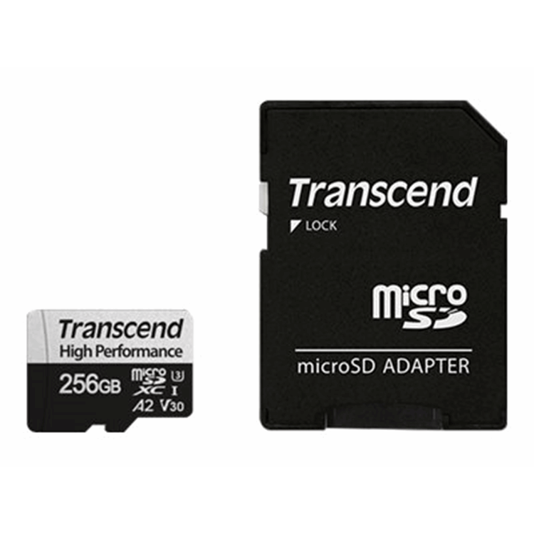 256GB microSD w/adapter UHS-I U3 A2
