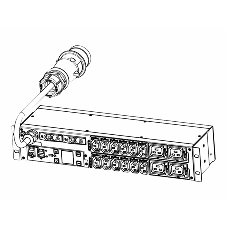 EPDU MI 2U 309 32A 1P C13x12