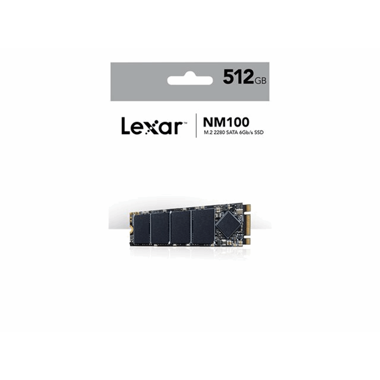 Lexar NM100 512GB M.2 2280 SATA III SSD