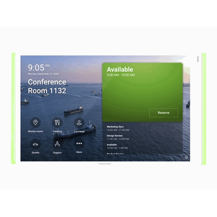 10.1 in. Room Scheduling Touch Screen 10.1 in. Room Scheduling Touch Screen