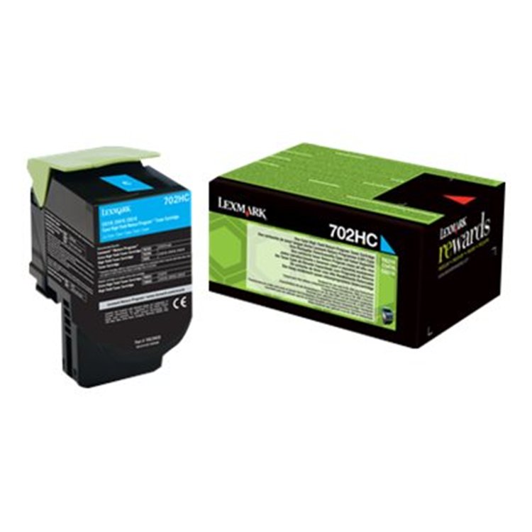 702HC Toner Cartridge 3K Cyan F/ CS3/4/5 702HC Toner Cartridge 3K Cyan F/ CS3/4/5
