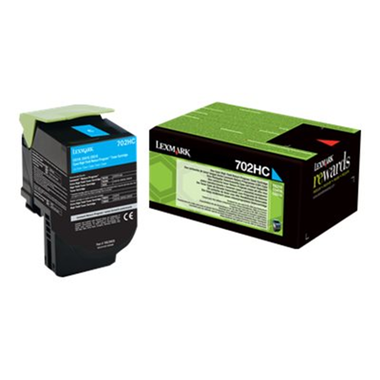 702HC Toner Cartridge 3K Cyan F/ CS3/4/5 702HC Toner Cartridge 3K Cyan F/ CS3/4/5