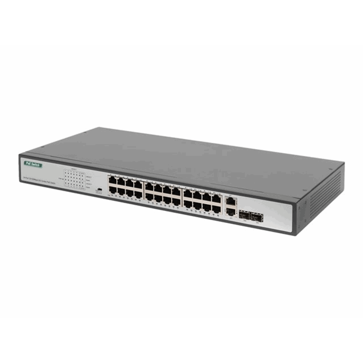 Fast Ethernet PoE Switch 24-port PoE