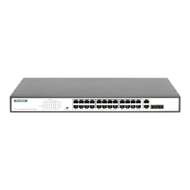 Fast Ethernet PoE Switch 24-port PoE