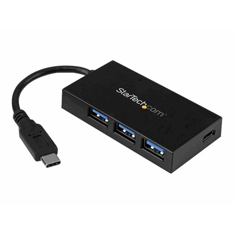 4 Port USB 3.0 Hub - Portable USB-C Hub