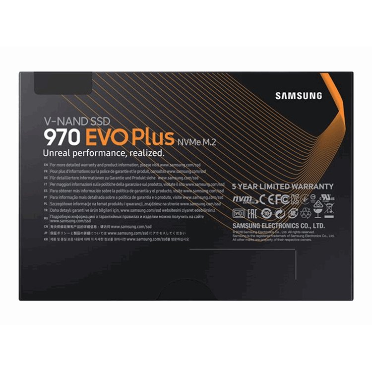 500GB SSD 970 EVO PLUS Series M.2 NVMe